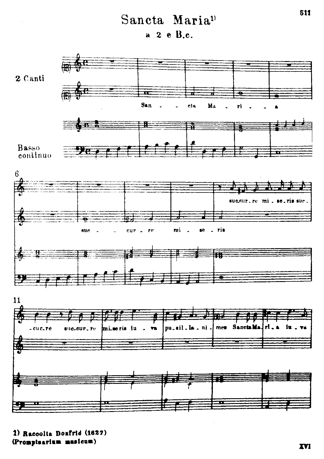 Sancta Maria succurre miseris, SV 328