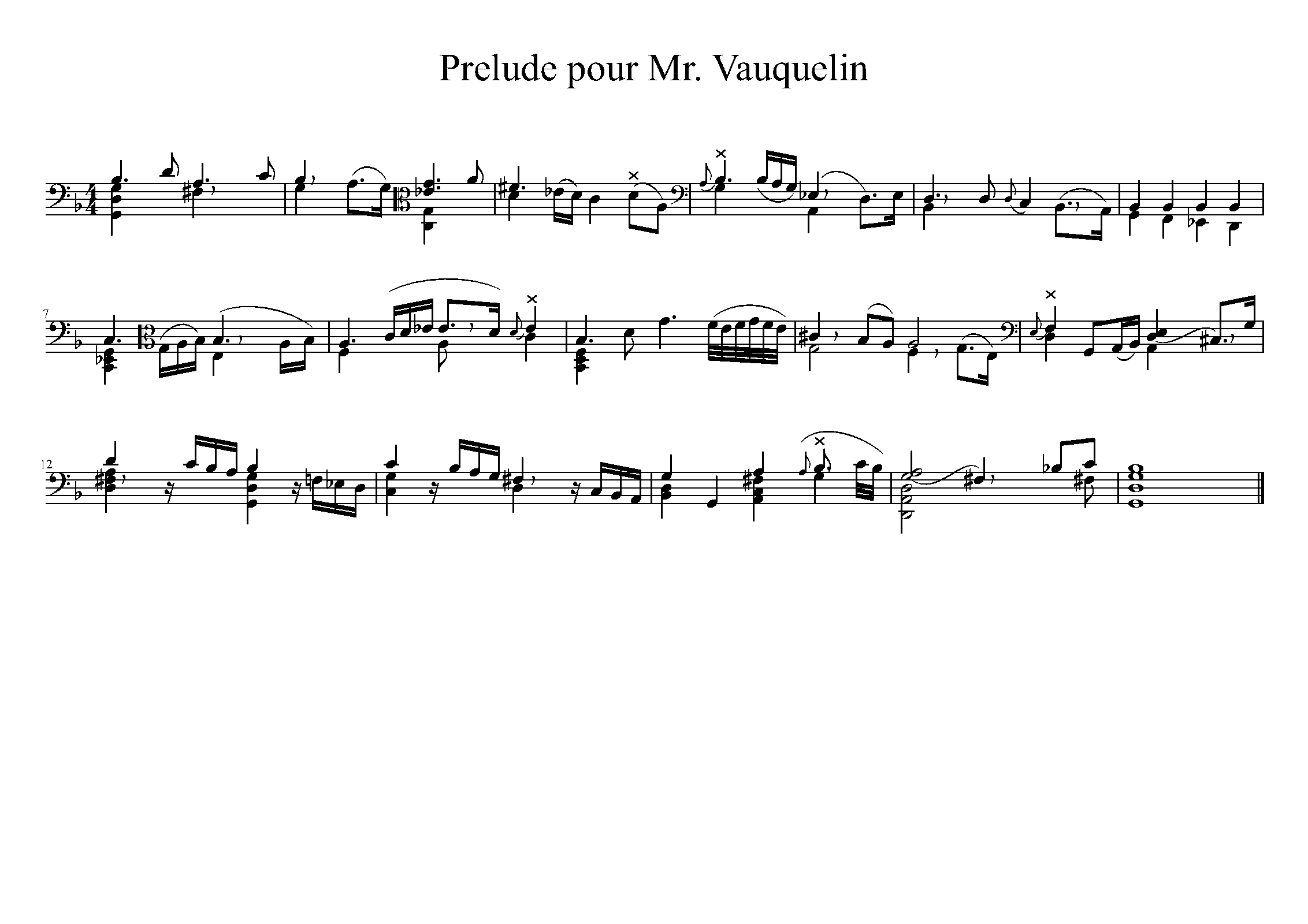 Suite in G minor (Monsieur de SainteColombe le Fils) IMSLP Free