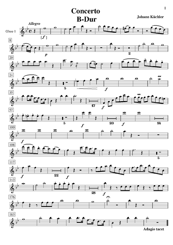 Bassoon Concerto in Bflat major (Küchler, Johann) IMSLP