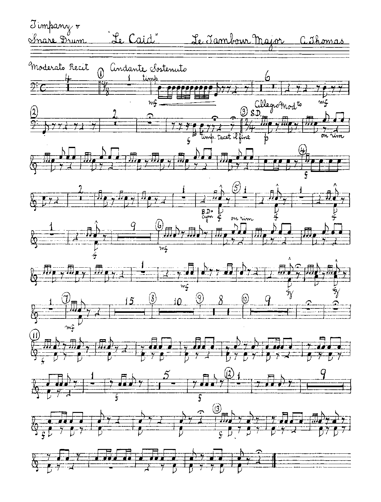 File:PMLP142293-Thomas Le Caid Le Tambour-major (G major) - Timpani, Snare Drum, Bass Drum, Cymbals.pdf