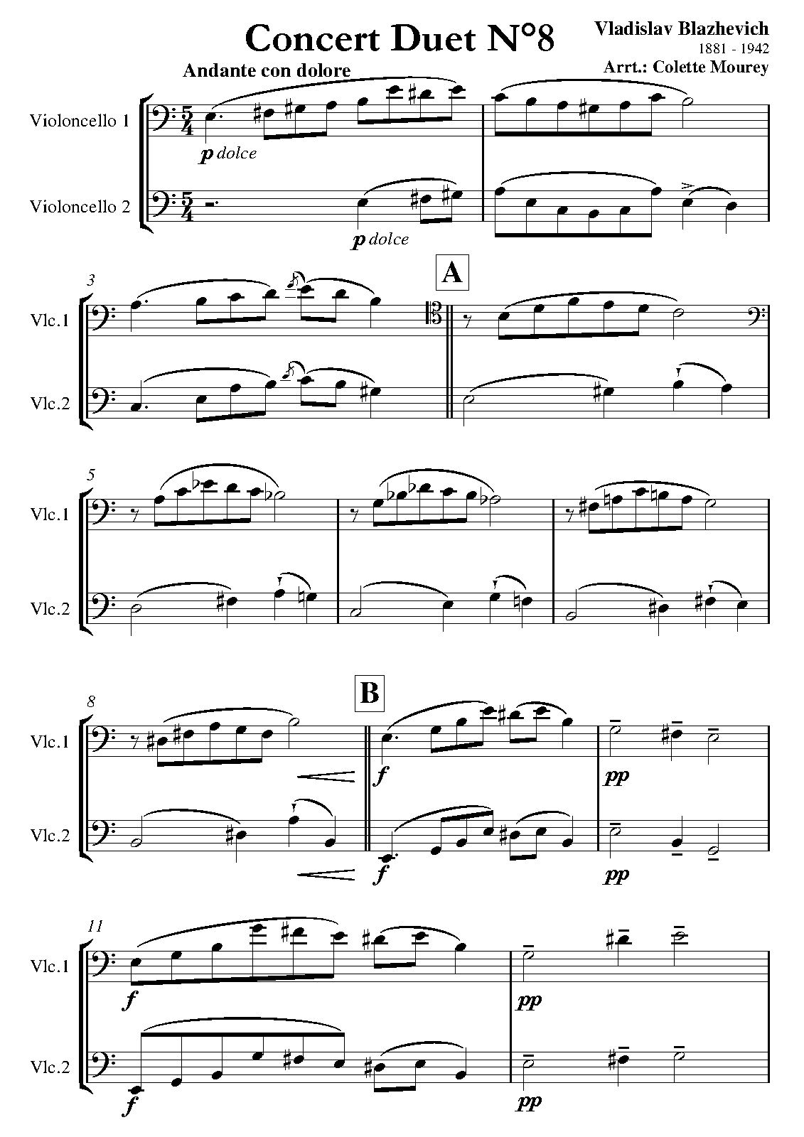 Concert Duets for Trombone (Blazhevich, Vladislav) IMSLP