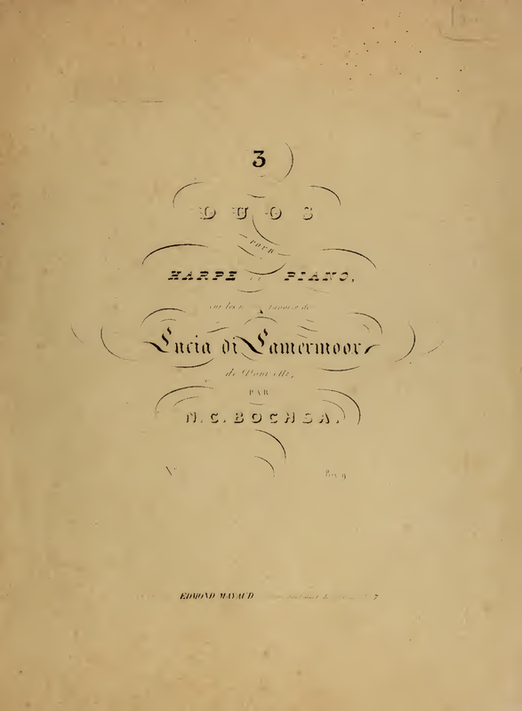 3 Duos sur les motifs favoris de Lucia di Lamermoor