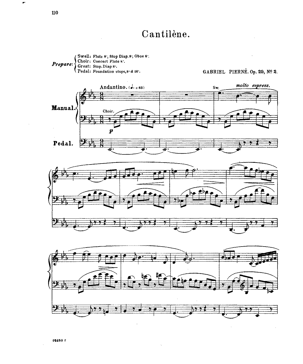 3 Pièces, Op.29 (Pierné, Gabriel) - IMSLP