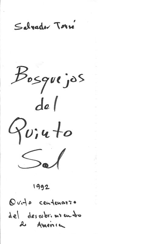 Bosquejos del Quinto Sol (Torre, Salvador) IMSLP