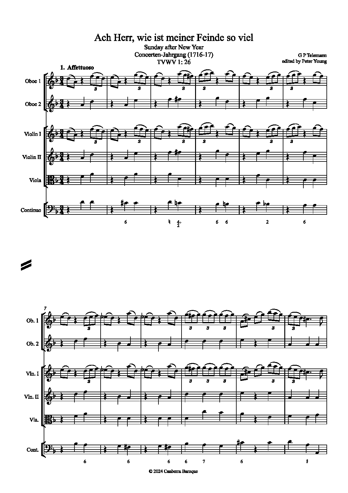 Ach Herr, wie ist meiner Feinde so viel