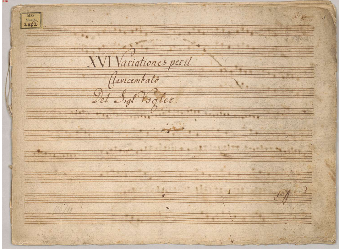 16 Variations in F major