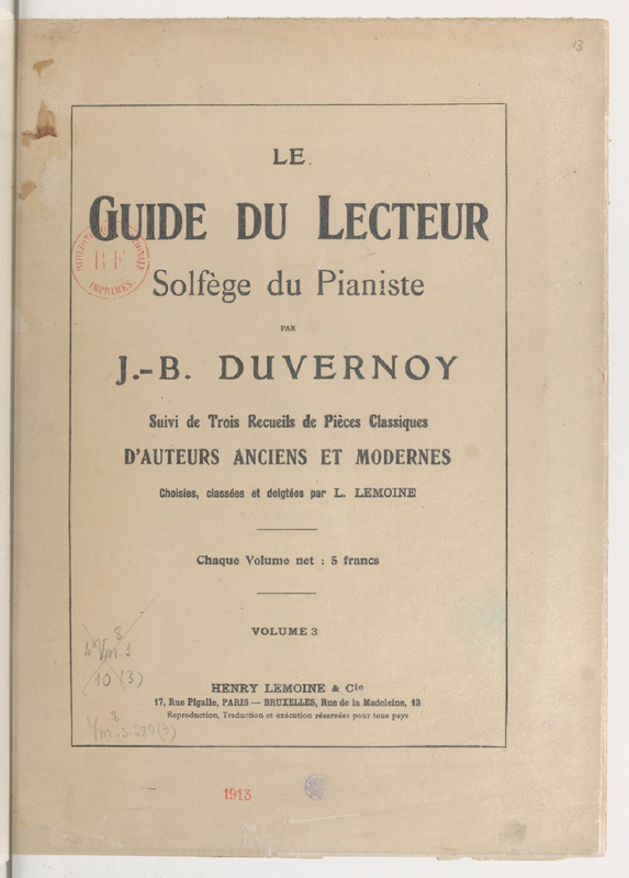 File:PMLP1185359-Le Guide du lecteur Solfège du pianiste3 Duvernoy Jean-Baptiste bpt6k97455746.pdf