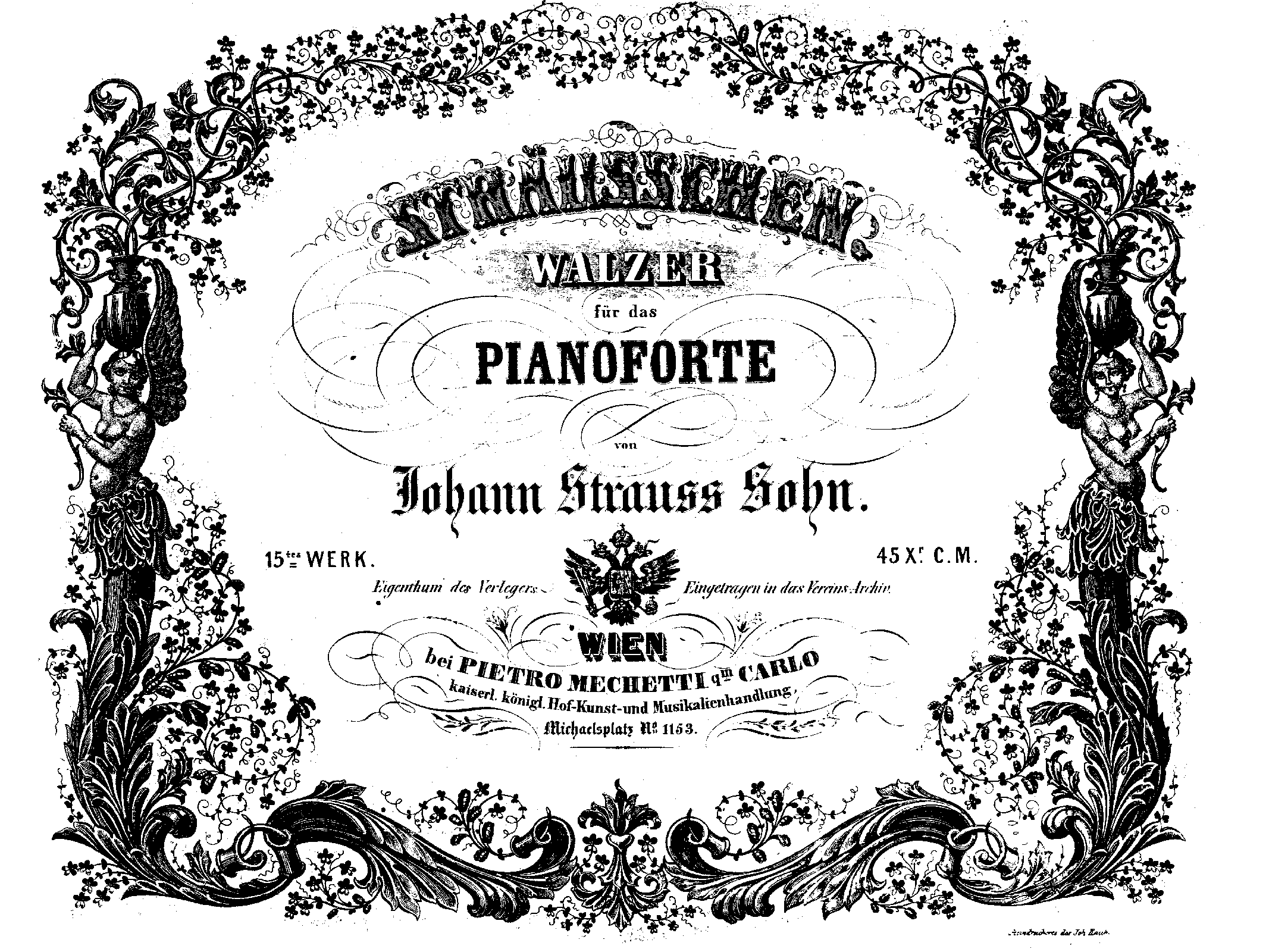 Sträußchen Walzer, Op.15