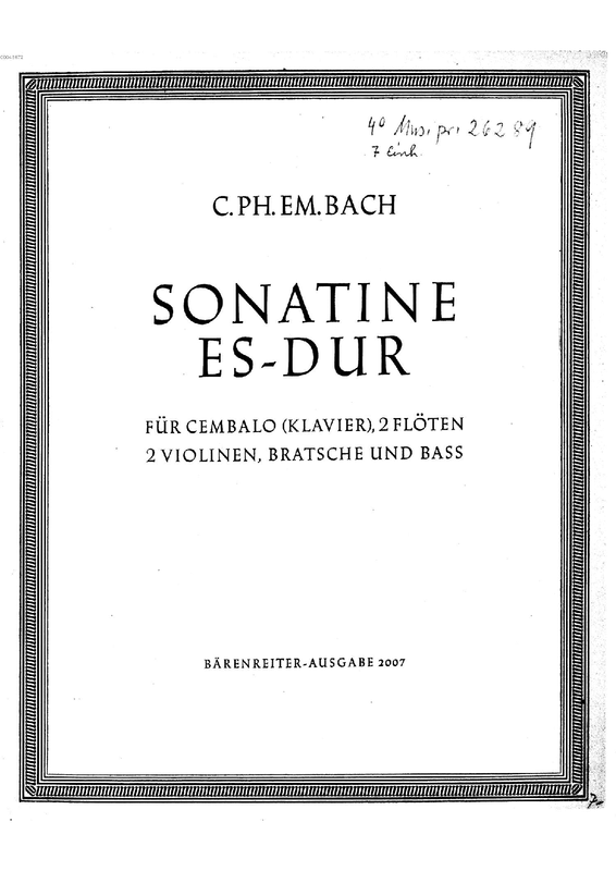 Sonatina in E-flat major