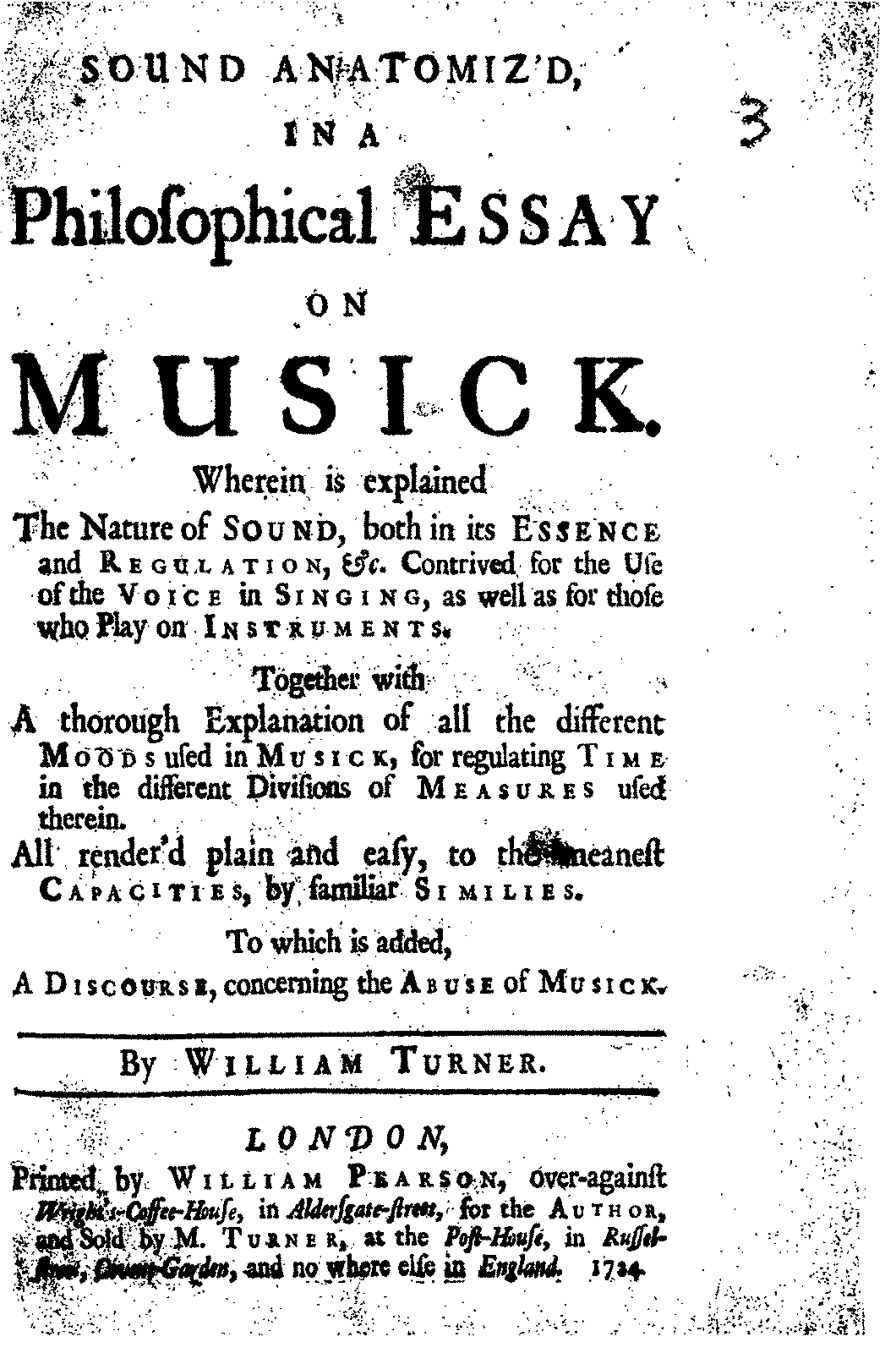 philosophical essay on music