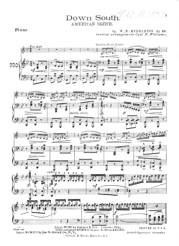 Down South, Op.10 (SafroniMiddleton, Arnold) IMSLP