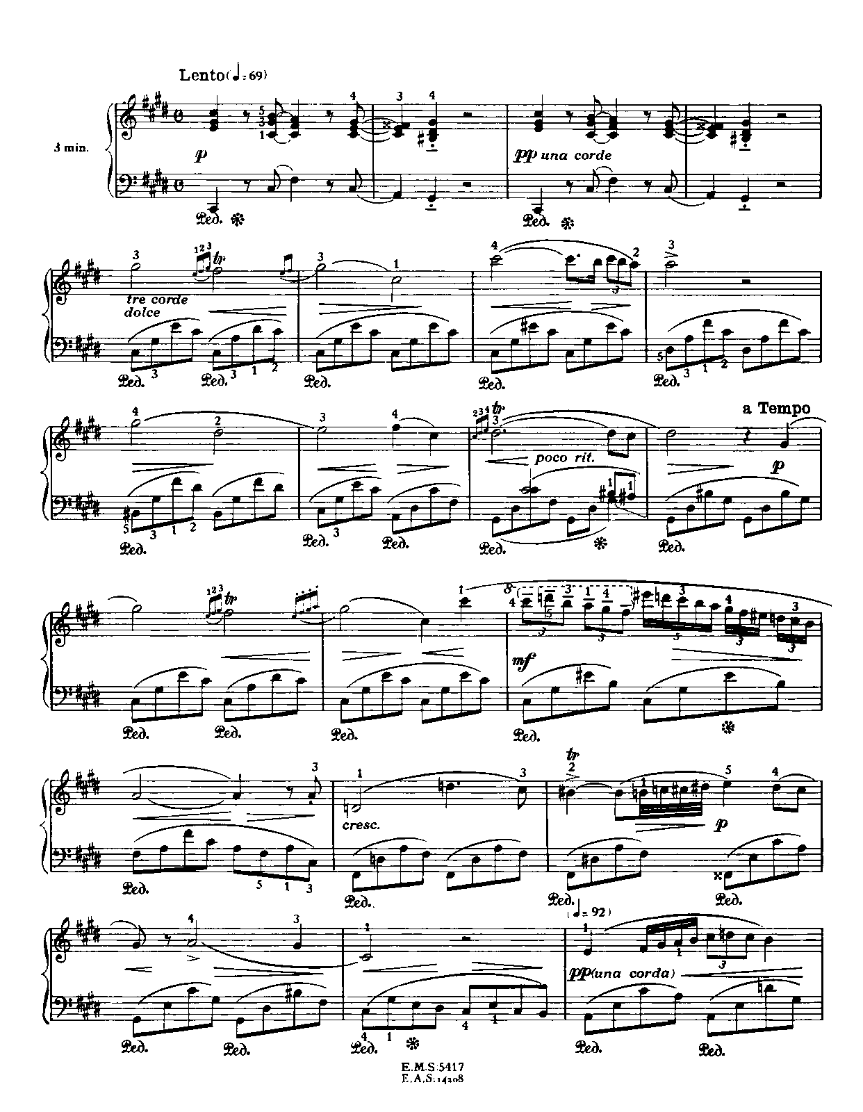 Nocturne in c sharp minor