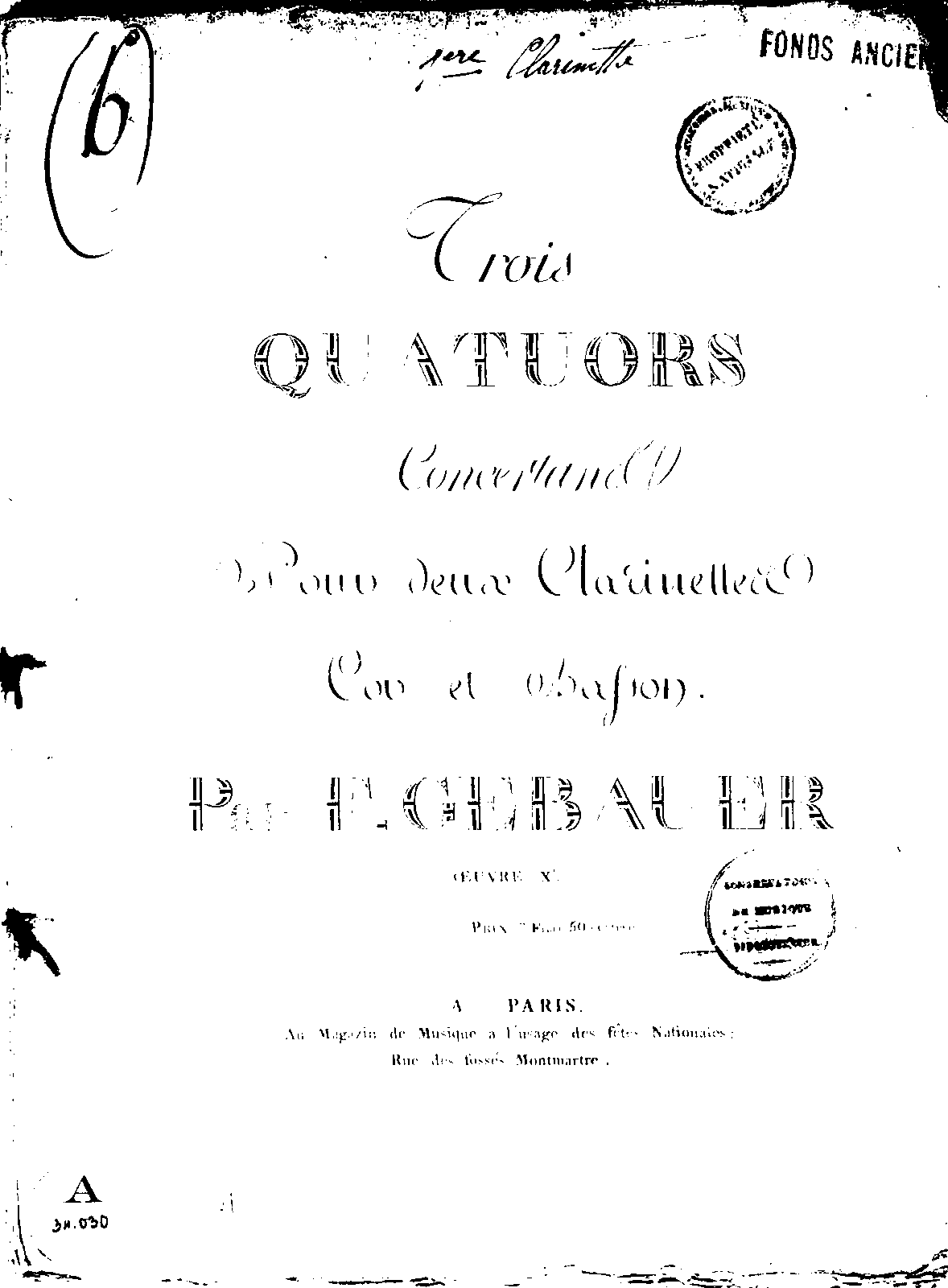 3 Wind Quartets, Op.10 (Gebauer, François René) IMSLP