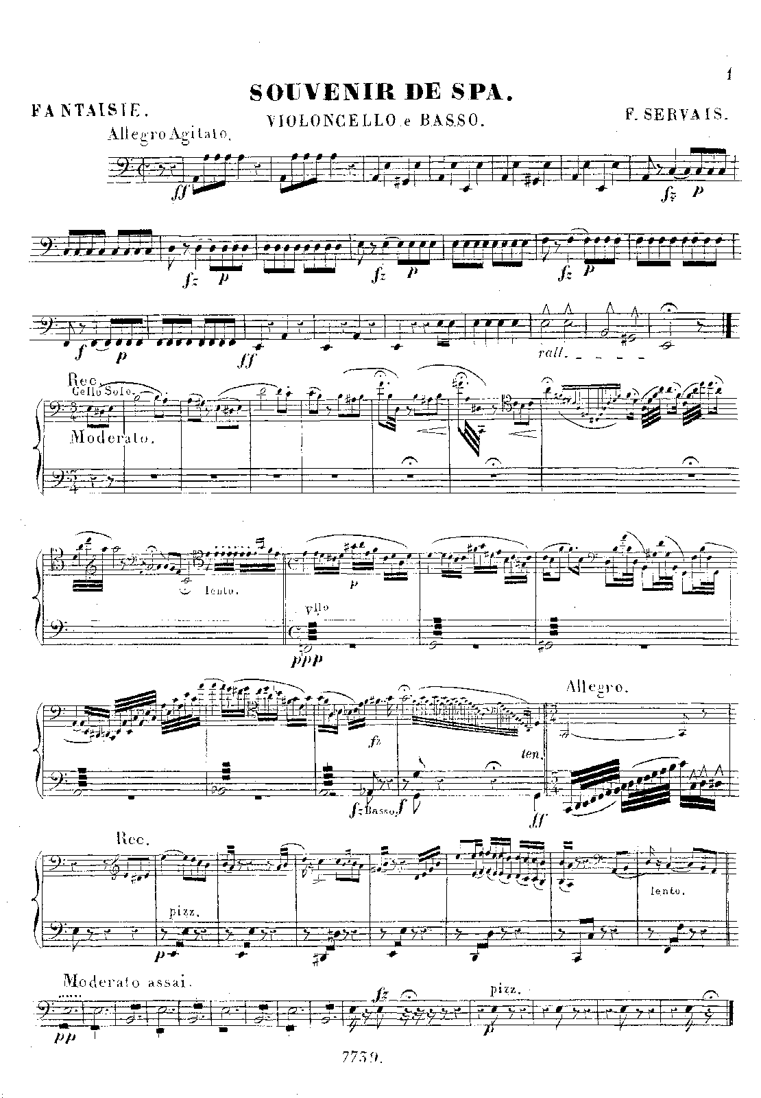 File:PMLP17381-Servais - Souvenir De Spa Op2 Quartet accom (clean) Cello-Bass.pdf