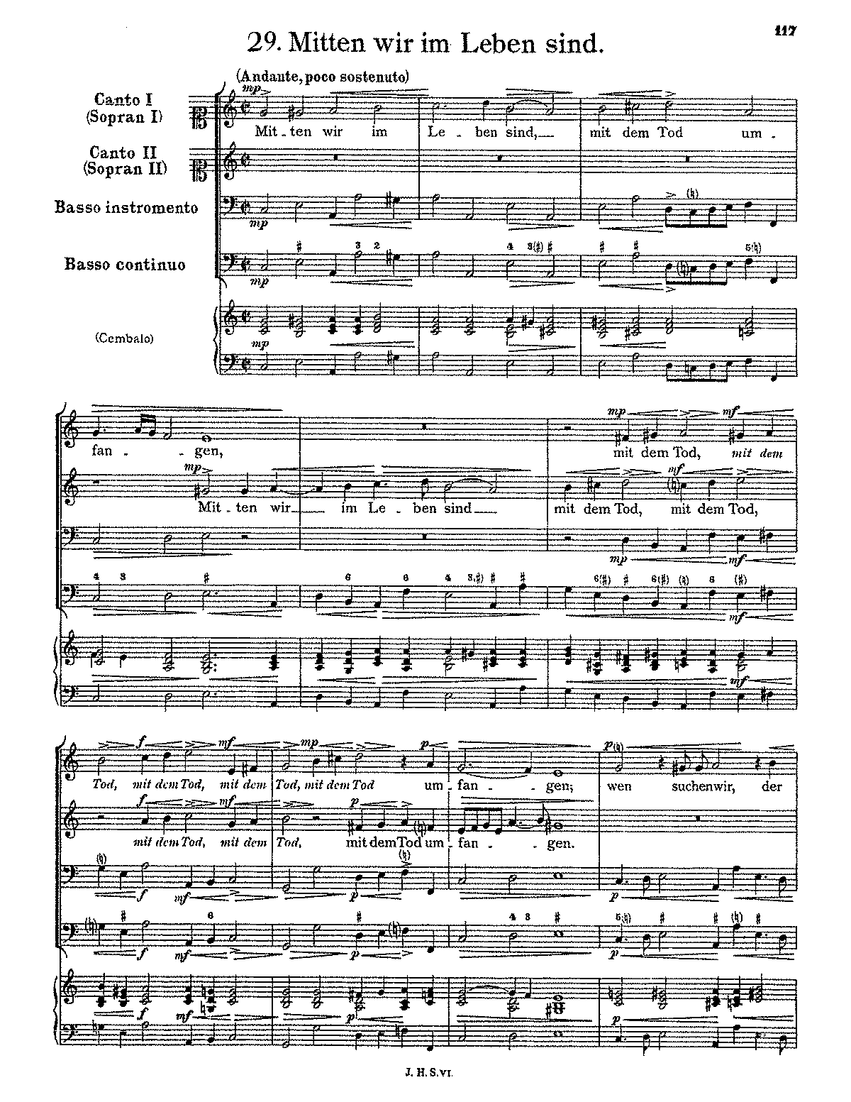 Mitten wir im Leben sind (Schein, Johann Hermann) - IMSLP