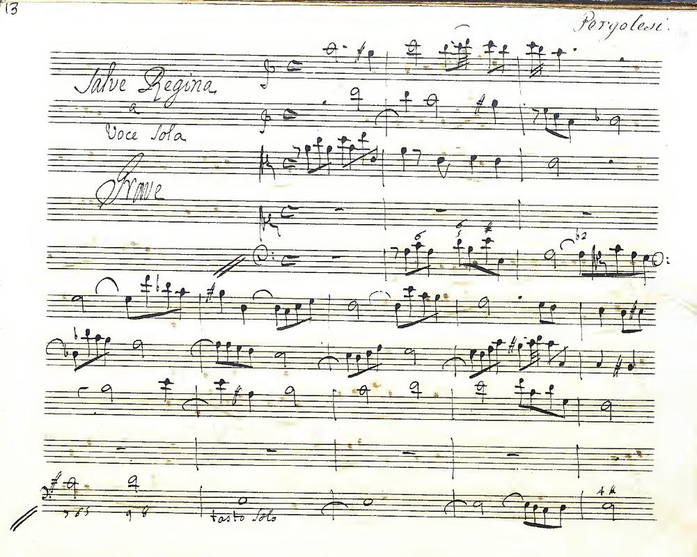 Salve Regina in A minor