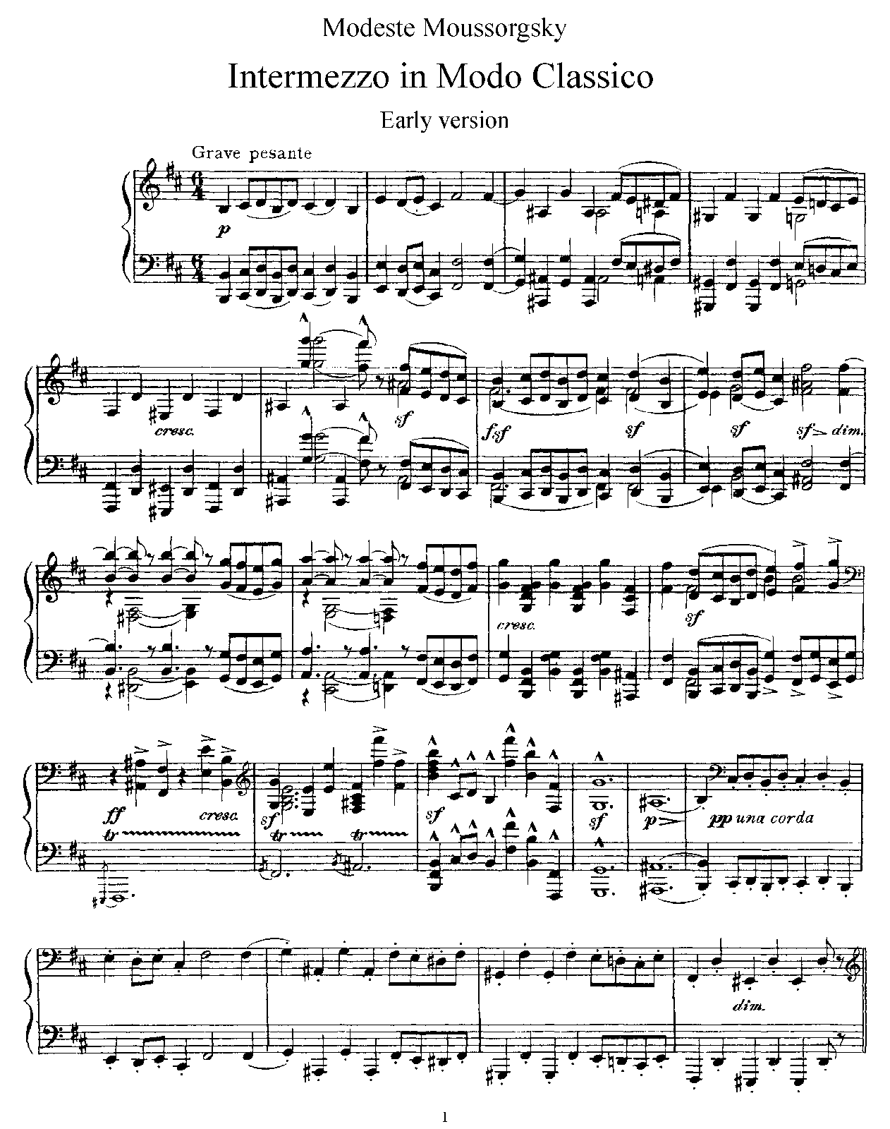 File:Moussorgsky Intermezzo in Modo Classico (version 1).pdf
