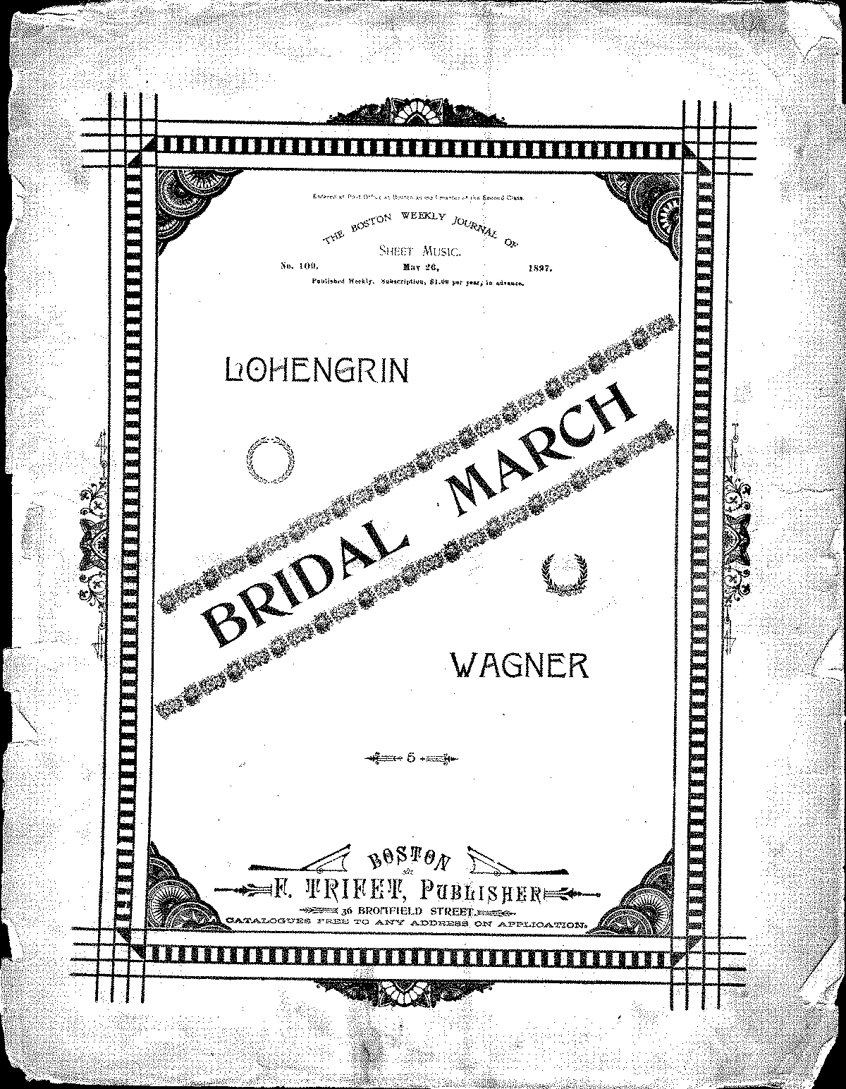 Lohengrin, WWV 75 (Wagner, Richard) - IMSLP: Free Sheet Music PDF Download