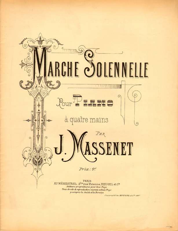 Marche solennelle pour grand orchestre