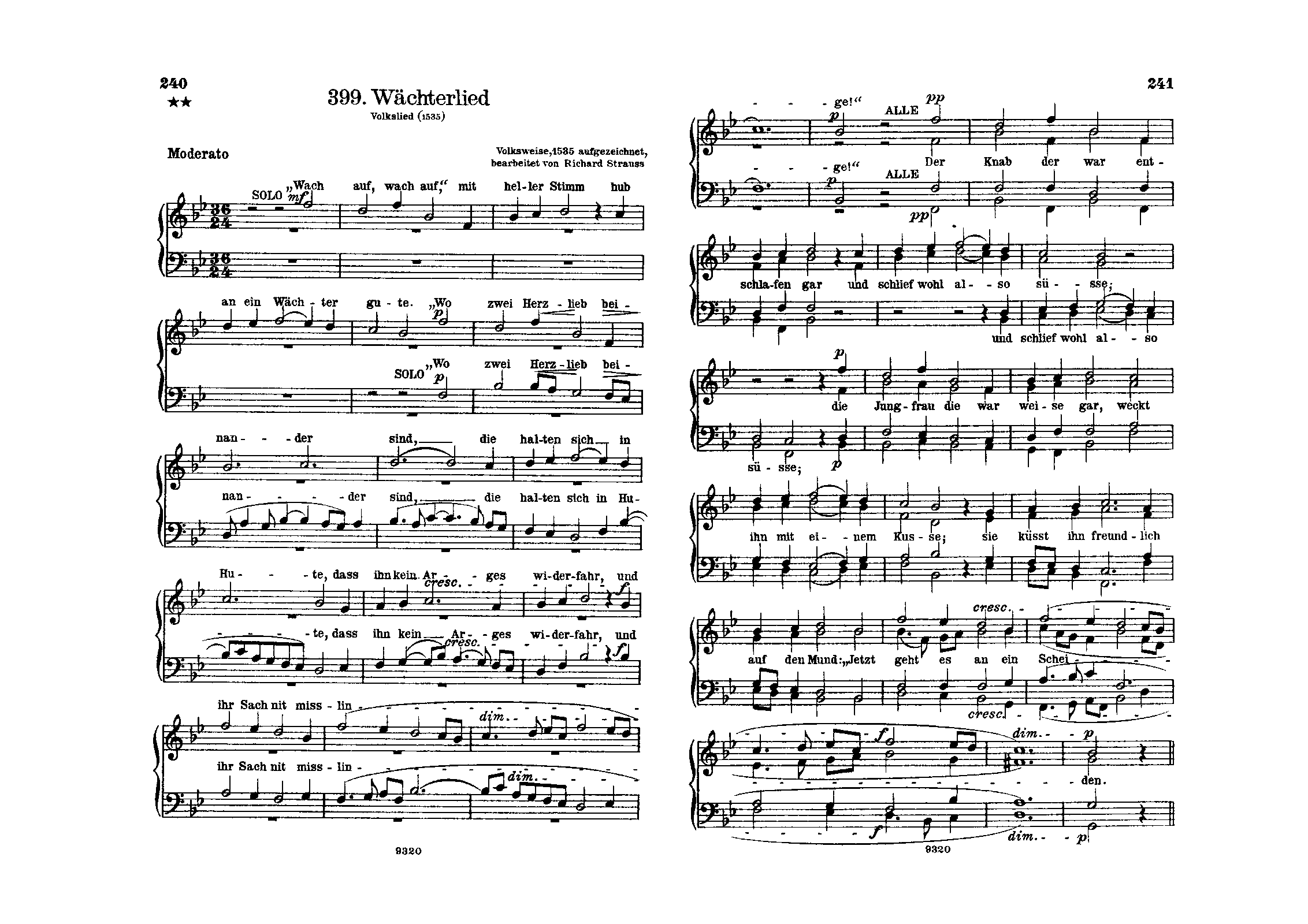 File:PMLP111435-Strauss, Richard, 6 Volksliedbearbeitung for Men's Choir, TrV.216. No.5 Wächterlied.pdf