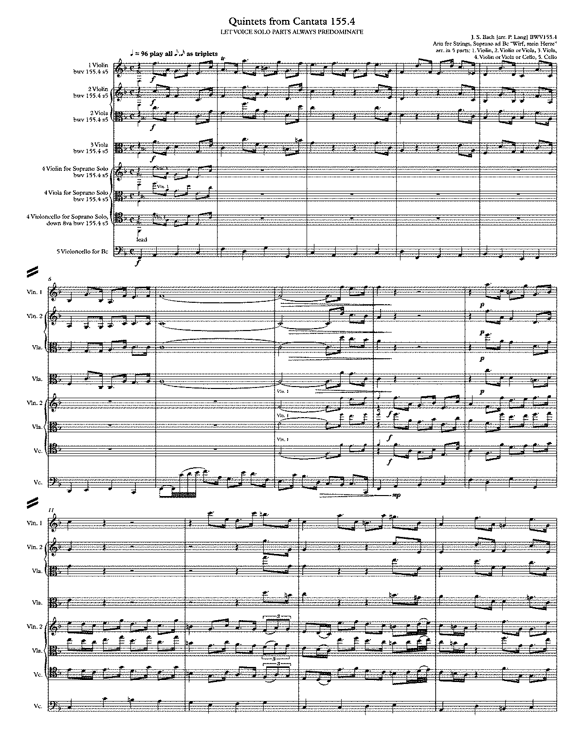 Mein Gott, wie lang, ach lange, BWV 155 (Bach, Johann Sebastian) - IMSLP