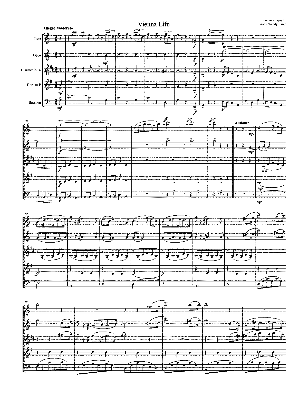 Wiener Blut, Op.354 (Strauss Jr., Johann) - IMSLP: Free Sheet Music PDF ...