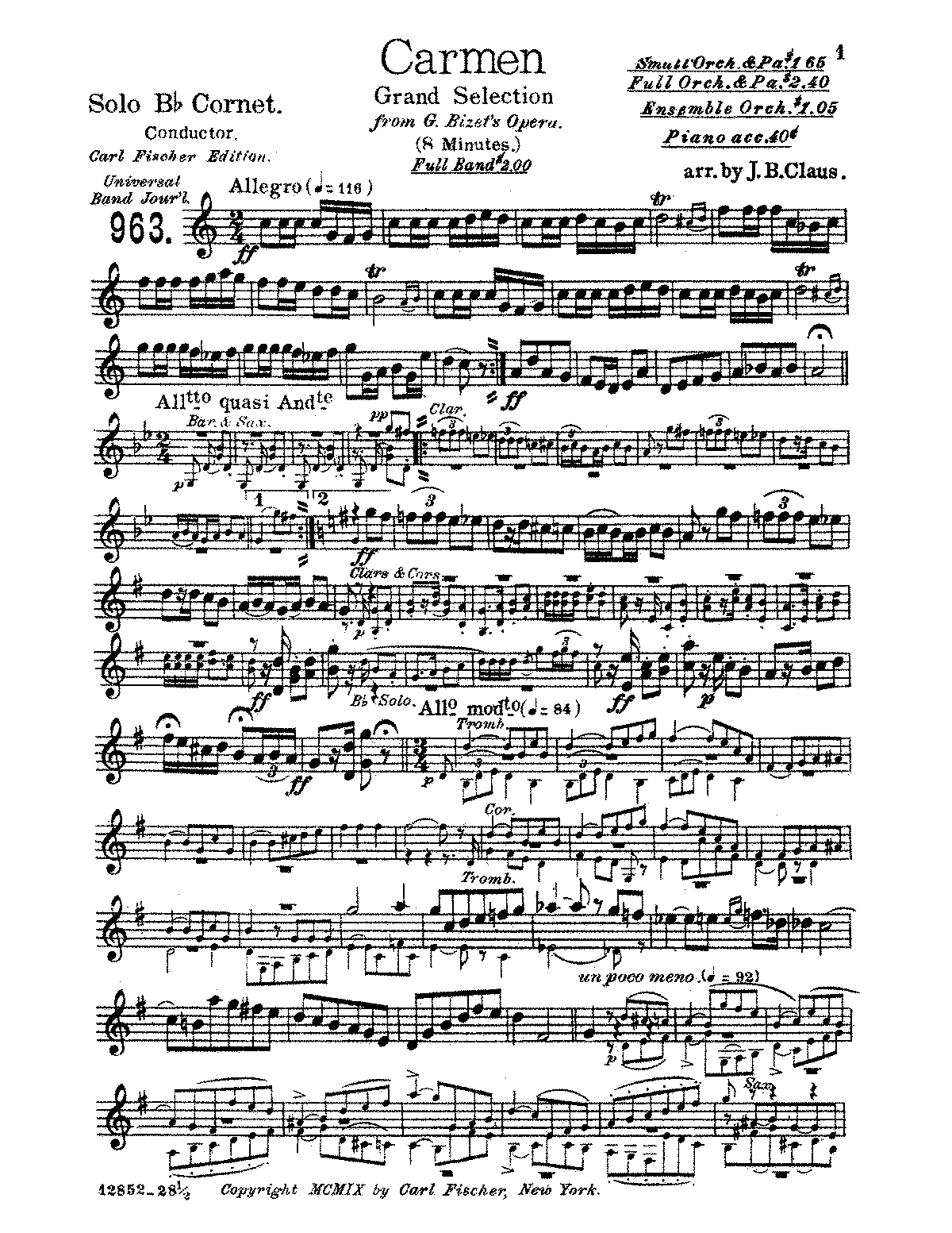 Carmen (Bizet, Georges) - IMSLP: Free Sheet Music PDF Download