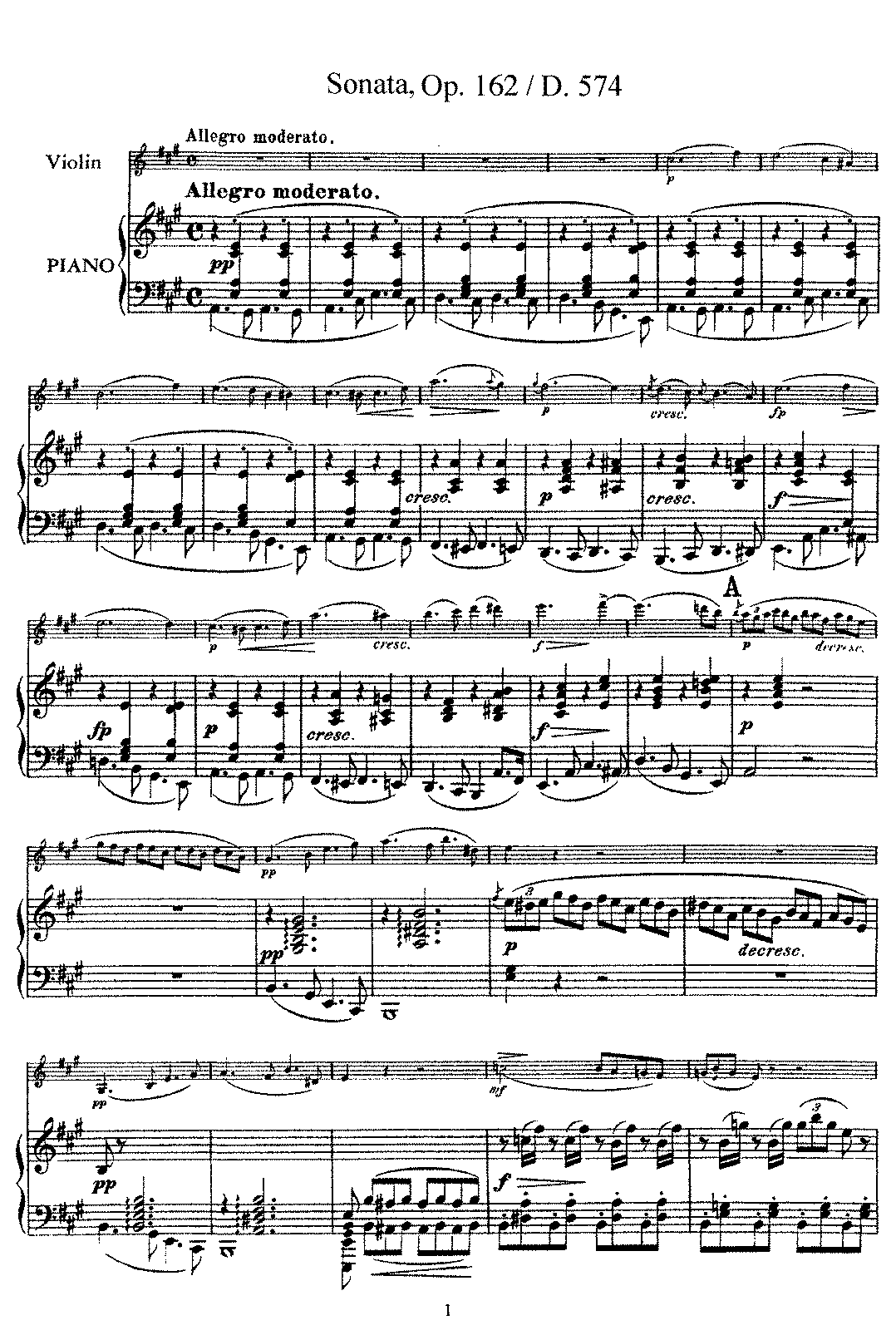 franz schubert compositions sonata