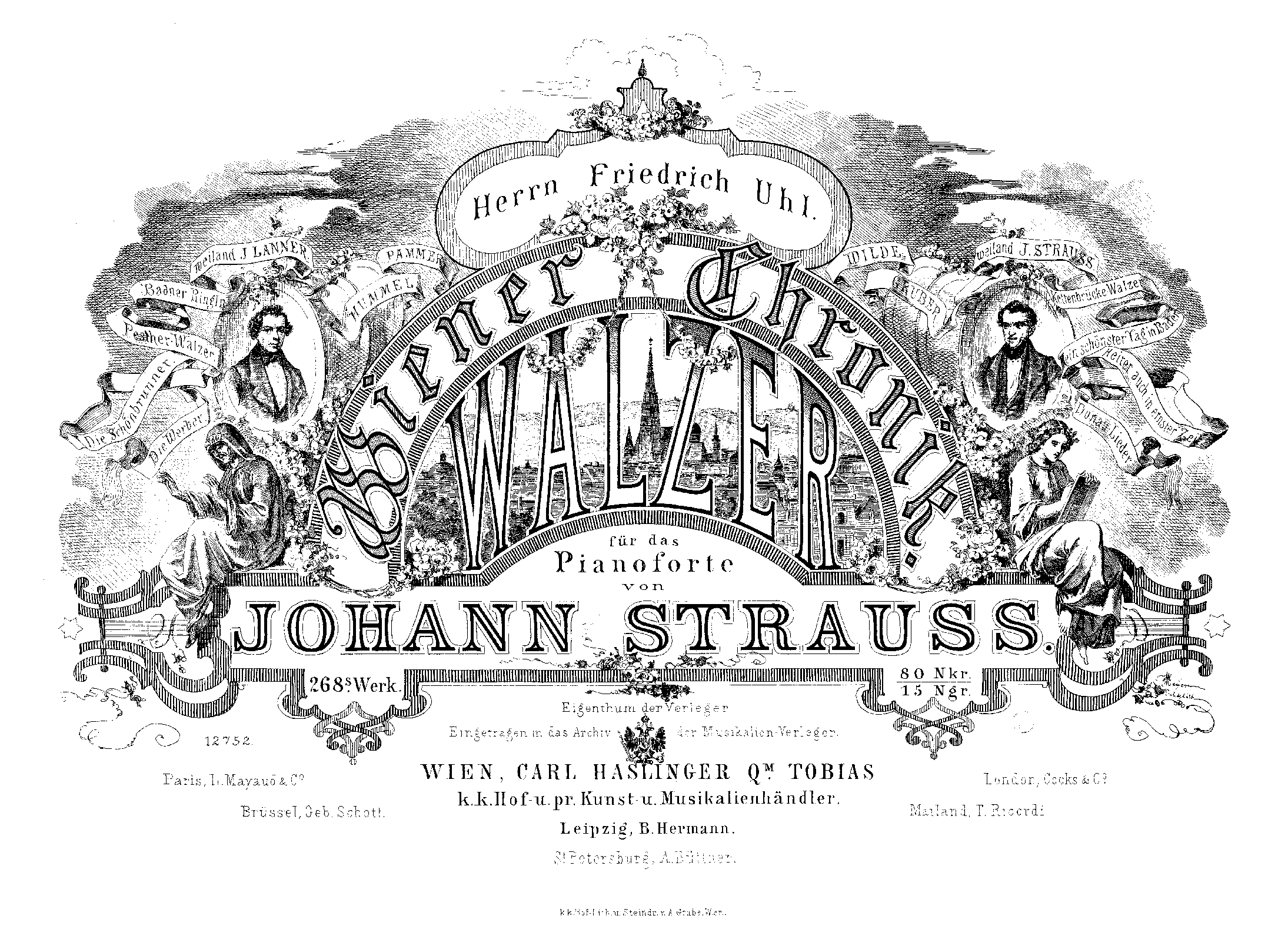 Wiener Chronik Walzer, Op.268