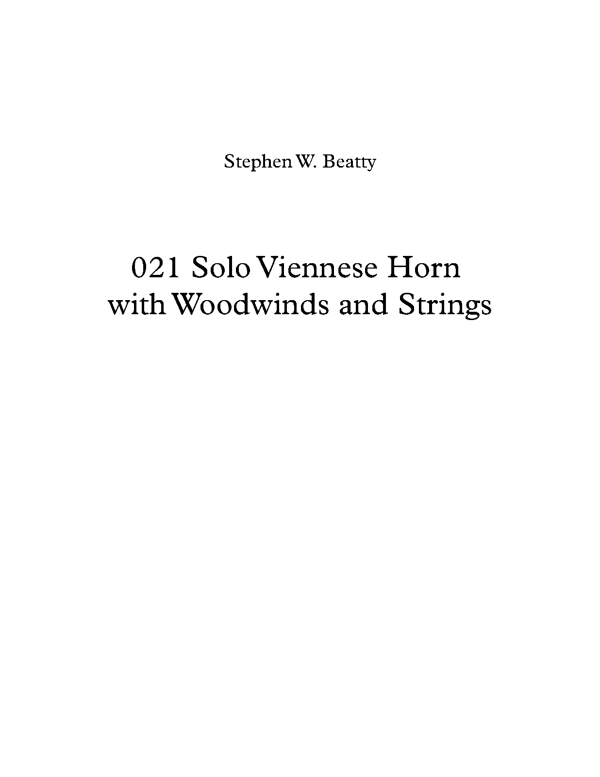 Piece for Flute, Oboe, Horn and Strings, Op.21 (Beatty, Stephen W.) IMSLP