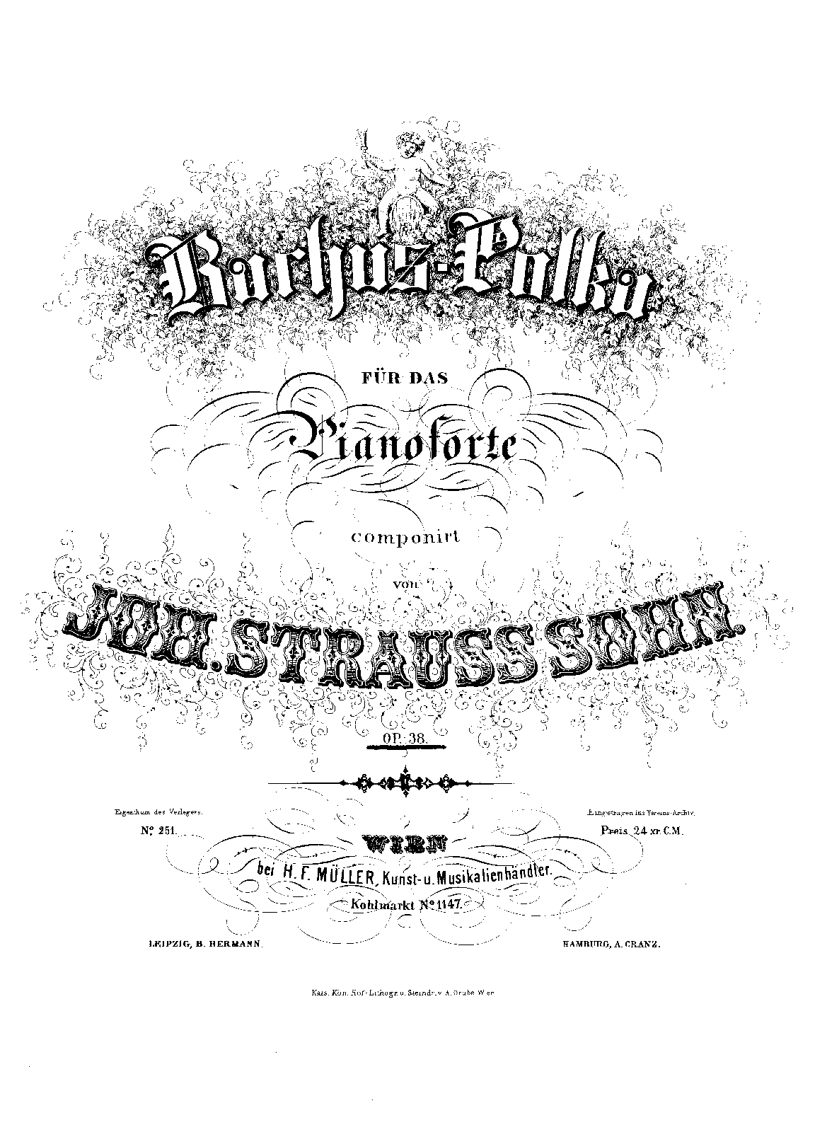 Bachus-Polka, Op.38