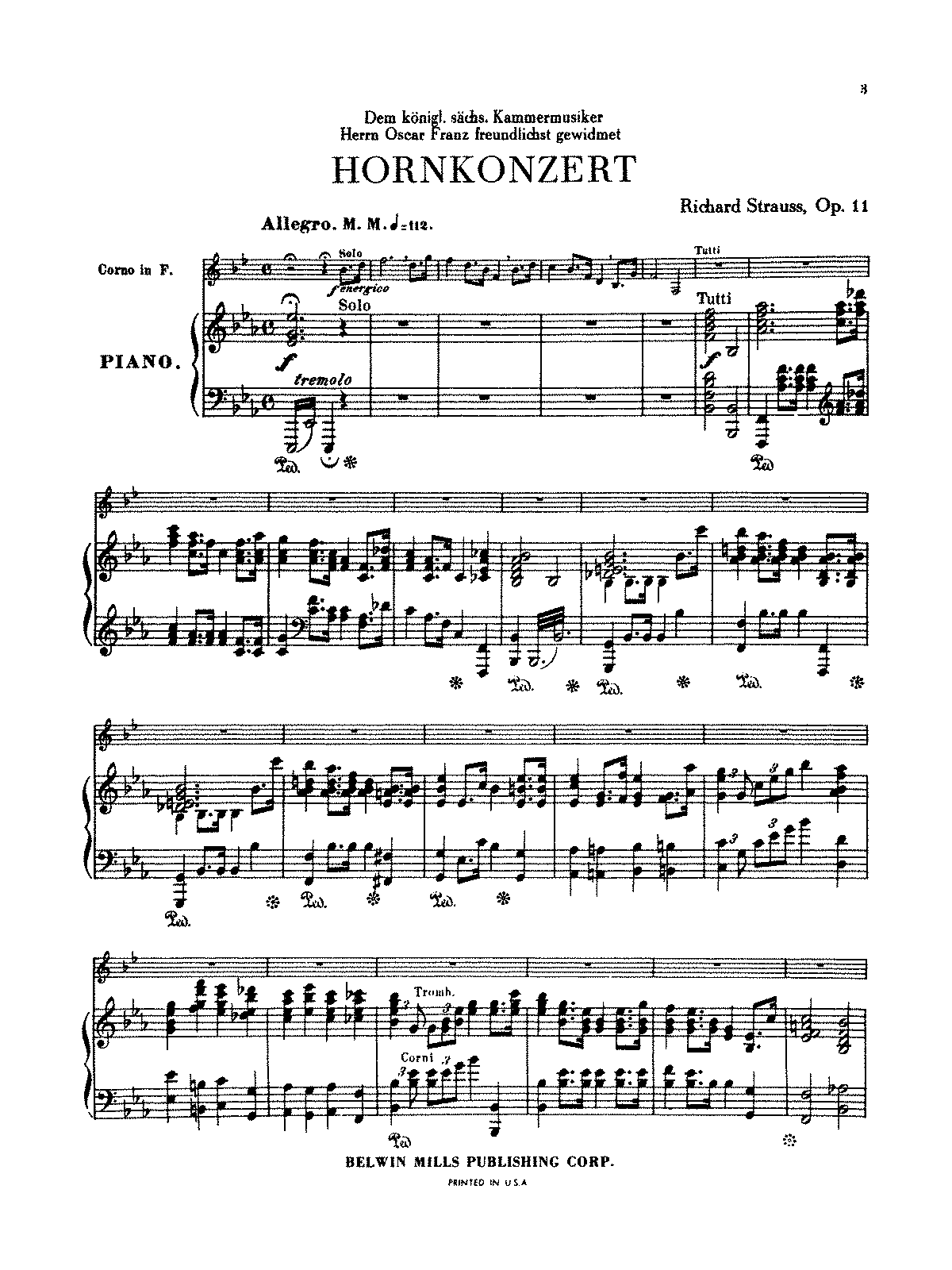 Horn Concerto No.1, Op.11 (Strauss, Richard) IMSLP