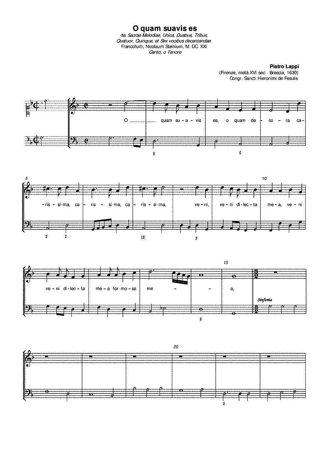 Sacrae melodiae (Lappi, Pietro) - IMSLP