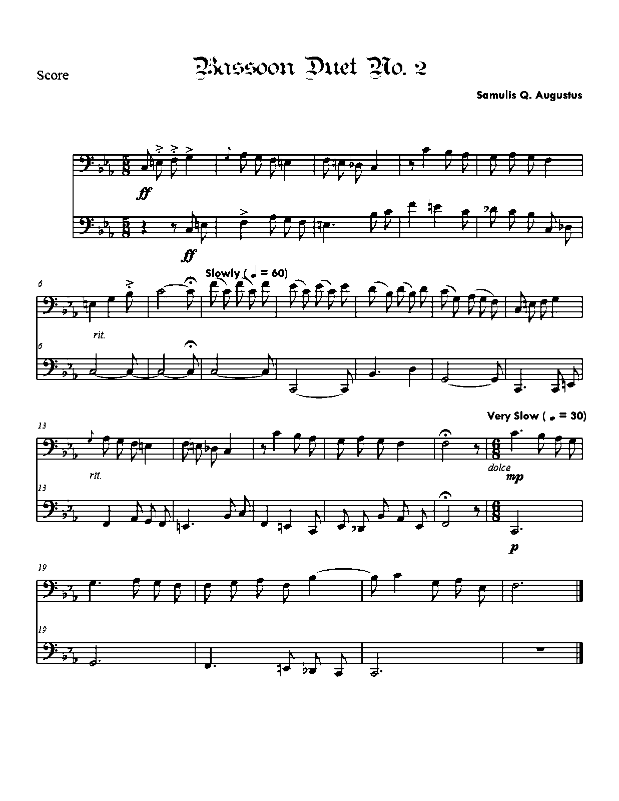 Bassoon Duet No.2 (Gossner, Samuel Arthur) IMSLP