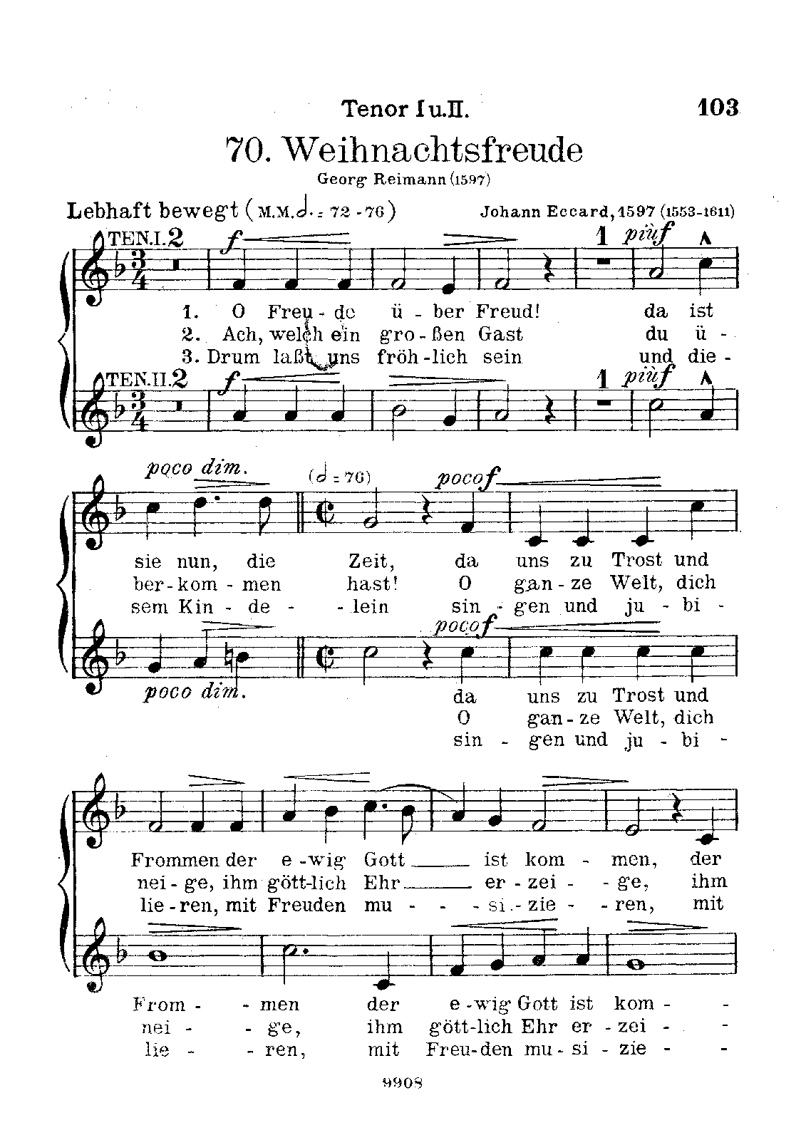 File:PMLP259619-Eccard, Johann, O Freude über Freud! Ed.Thiel, Tenori.pdf