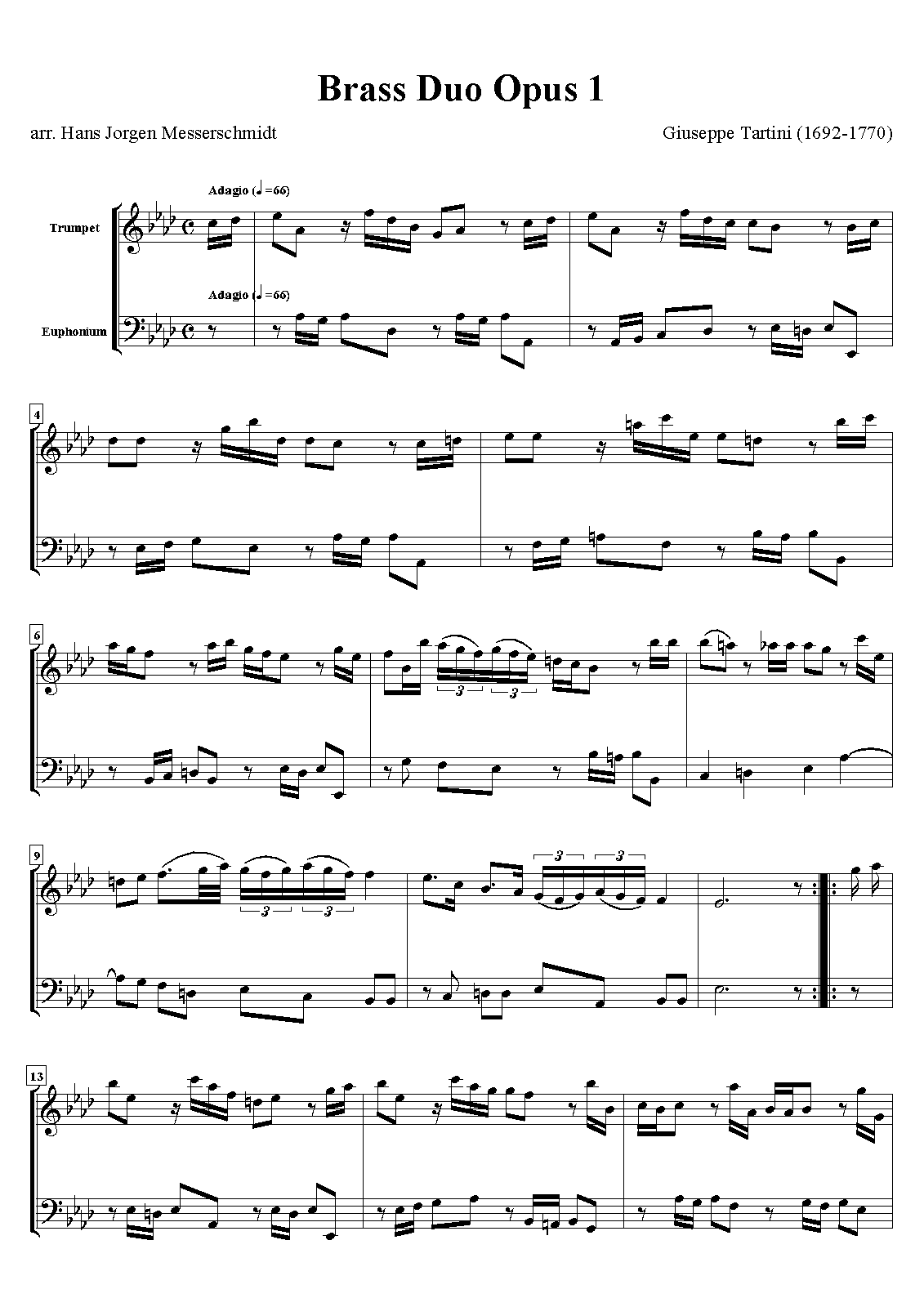 Solo a Flauto Traverso et Basso