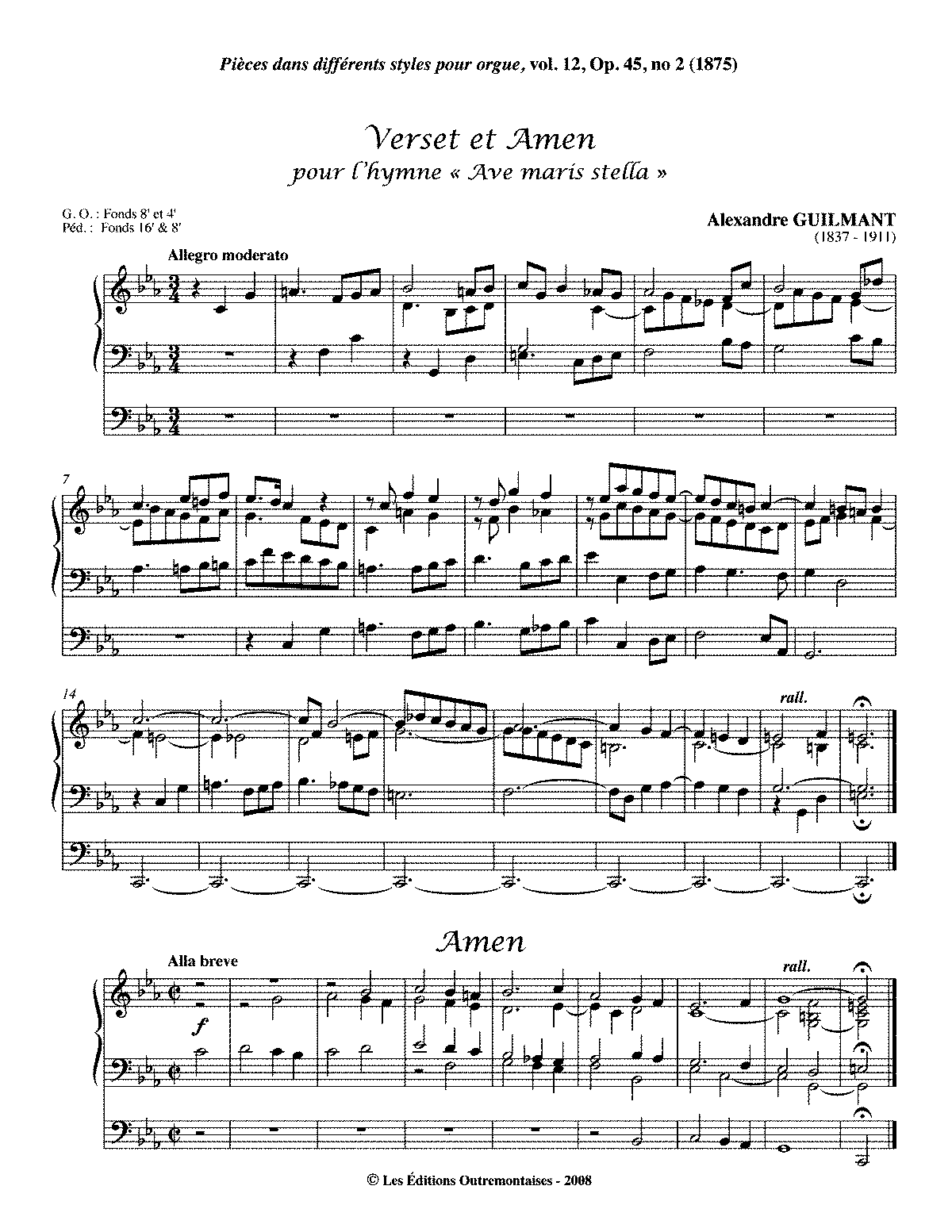 Pièces Dans Différents Styles (Guilmant, Alexandre) - IMSLP: Free Sheet ...