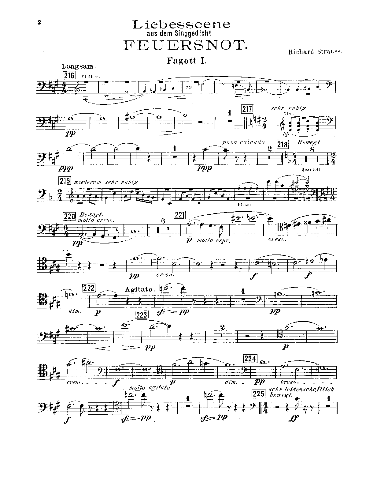 File:PMLP52415-Strauss Feuersnot Love Scene, Op.50 - Bassoon 1-3, Contrabassoon.pdf
