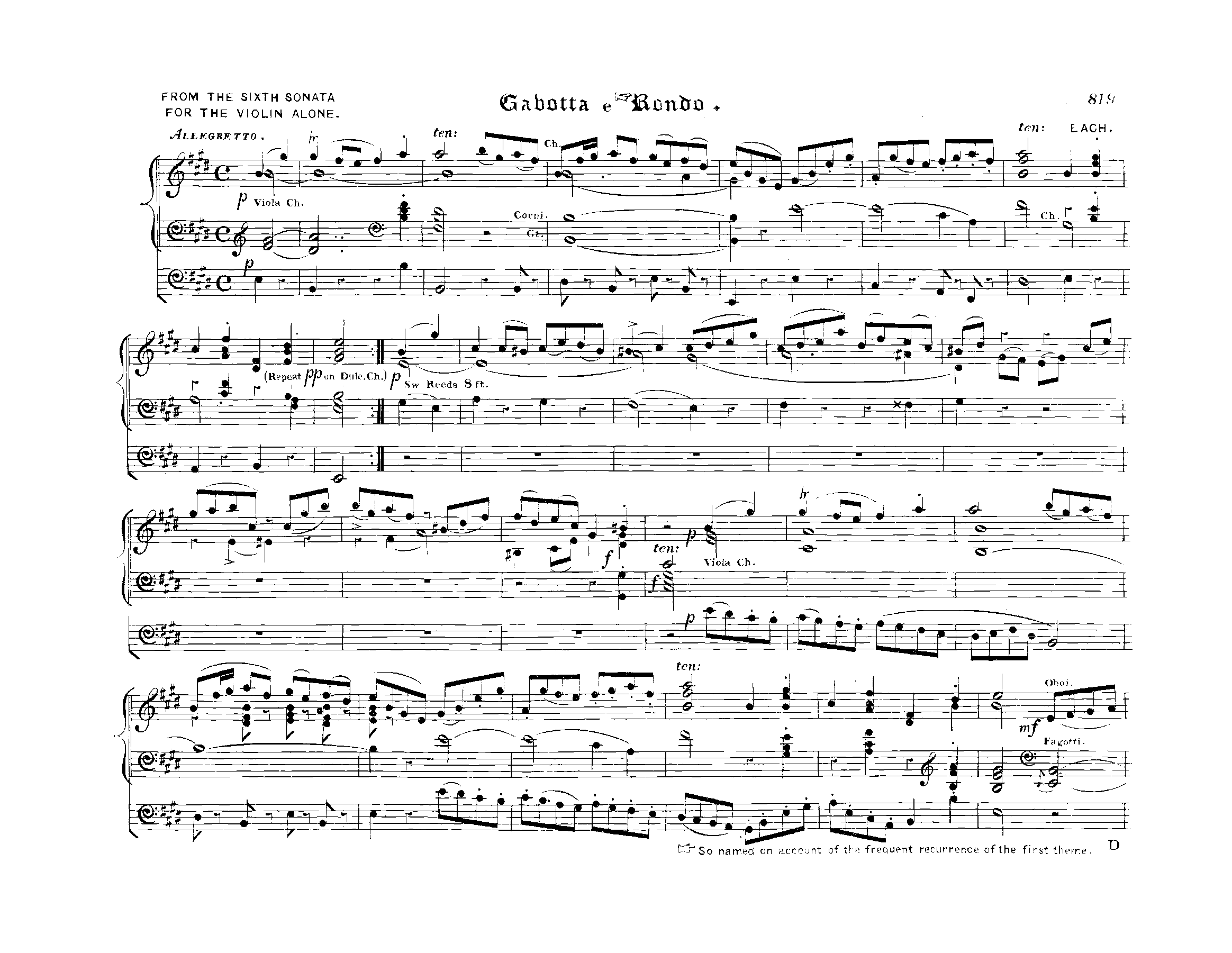 Violin Partita No.3 in E major, BWV 1006 (Bach, Johann Sebastian