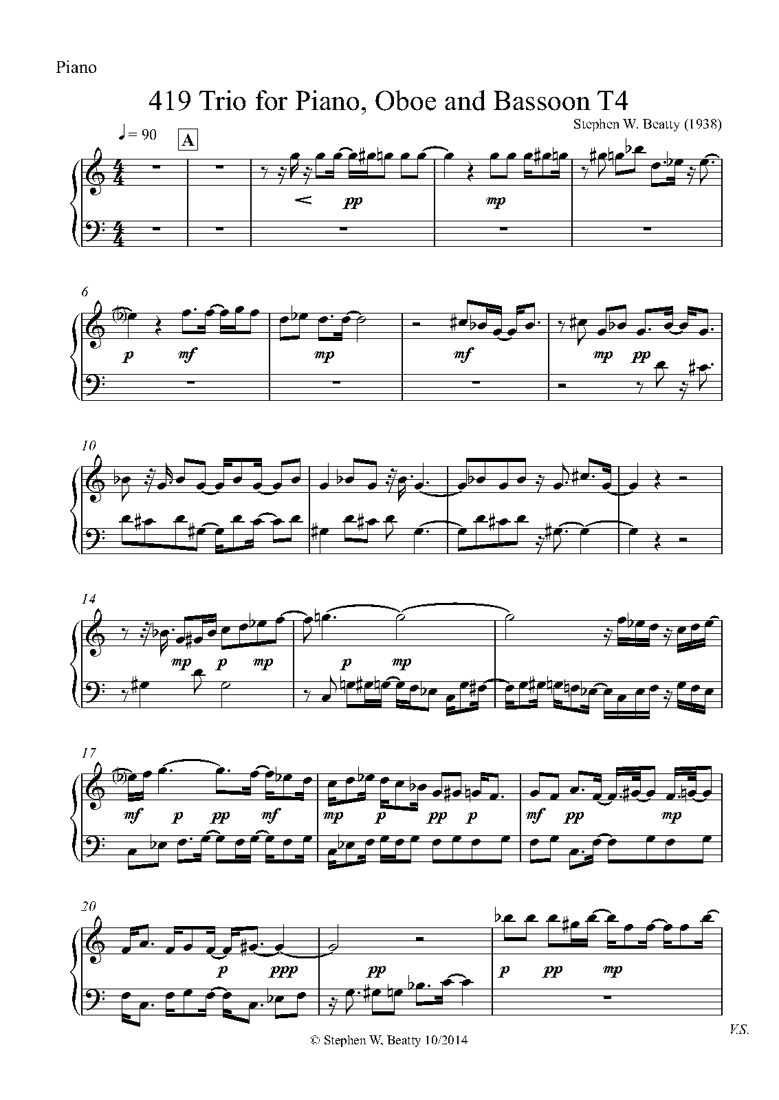 Trio for Oboe, Bassoon and Piano, Op.419 (Beatty, Stephen W.) IMSLP