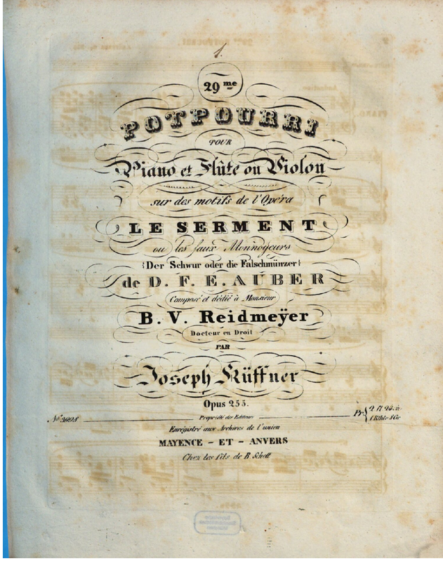 Potpourri for Flute or Violin and Piano No.29