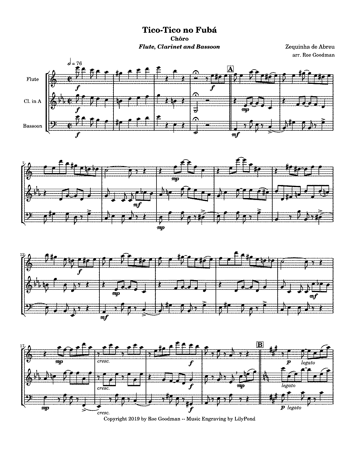 Tico-Tico No Fubá (Abreu, Zequinha) - IMSLP: Free Sheet Music PDF Download