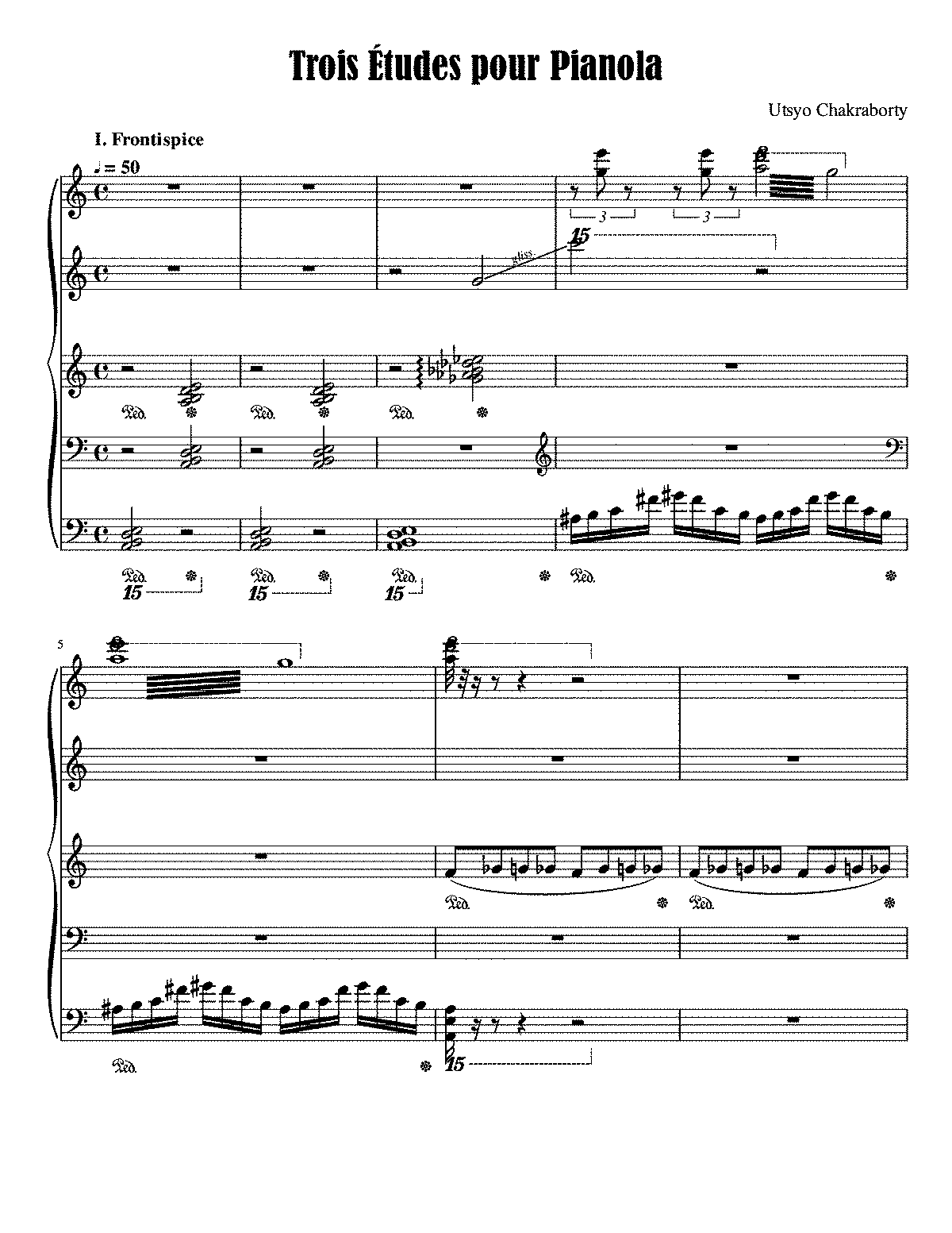 3 Etudes pour Pianola (Chakraborty, Utsyo) - IMSLP