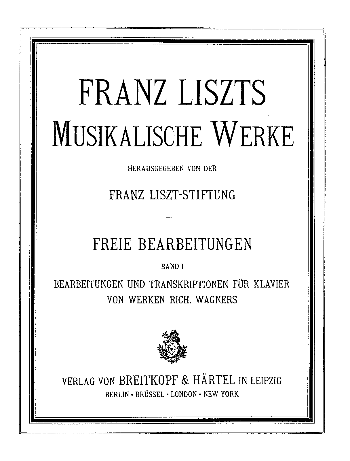 Phantasiestück über Motive aus 'Rienzi'