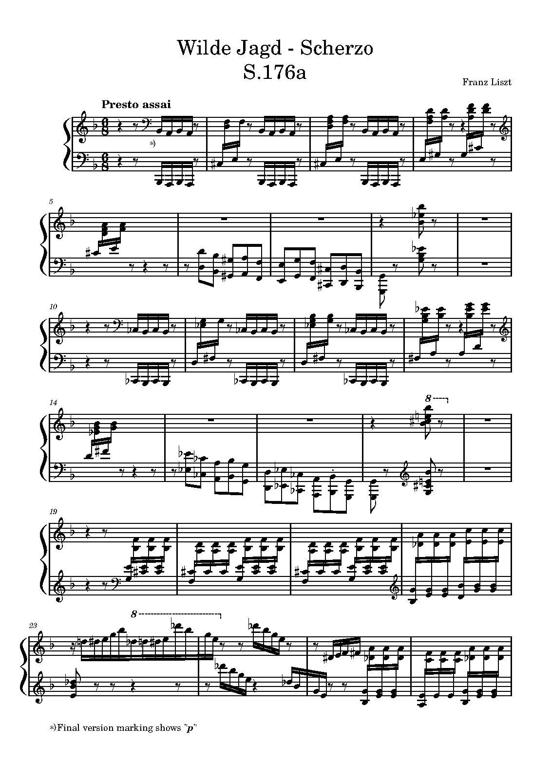 Wilde Jagd - Scherzo