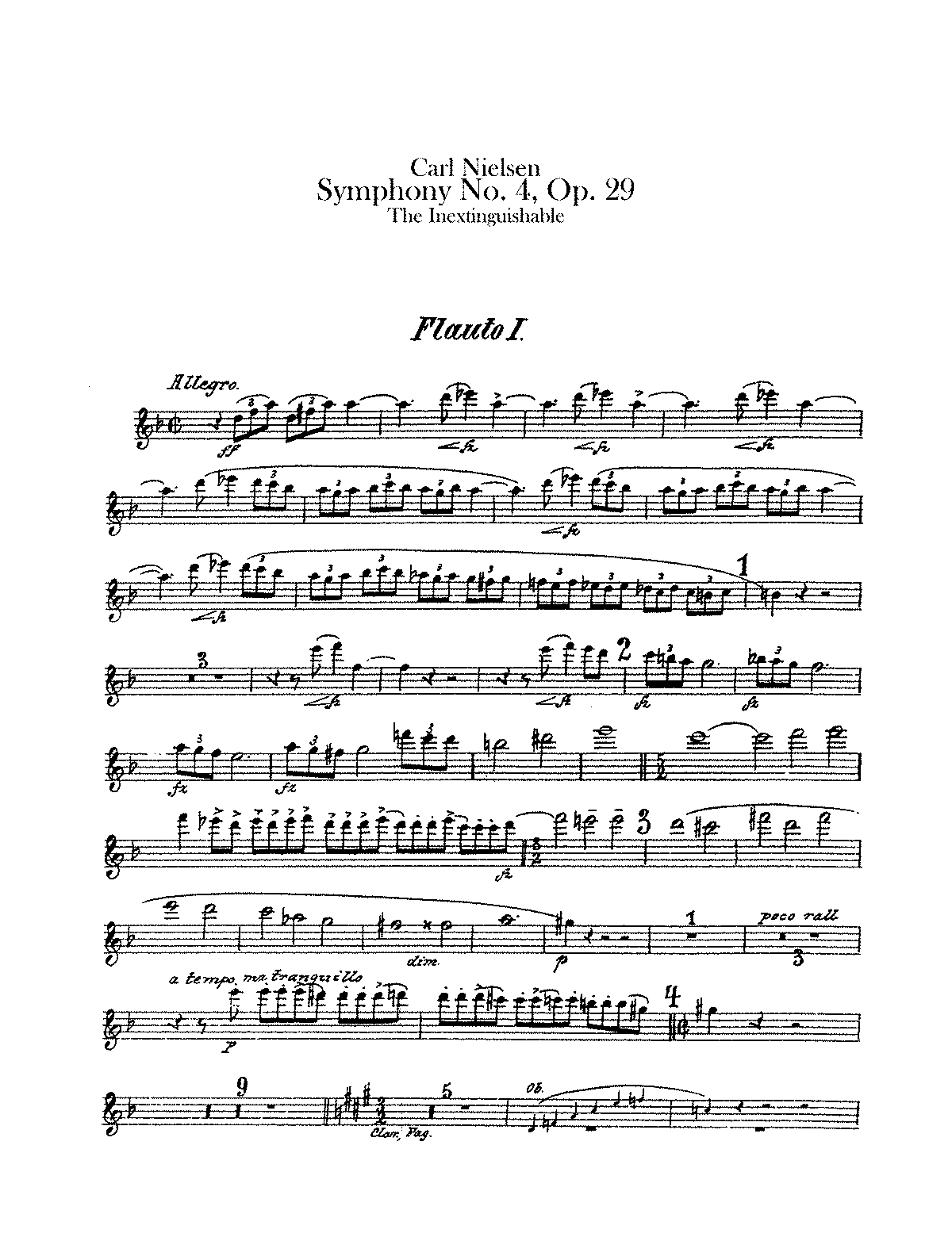 Symphony No.4, Op.29 (Nielsen, Carl) - IMSLP