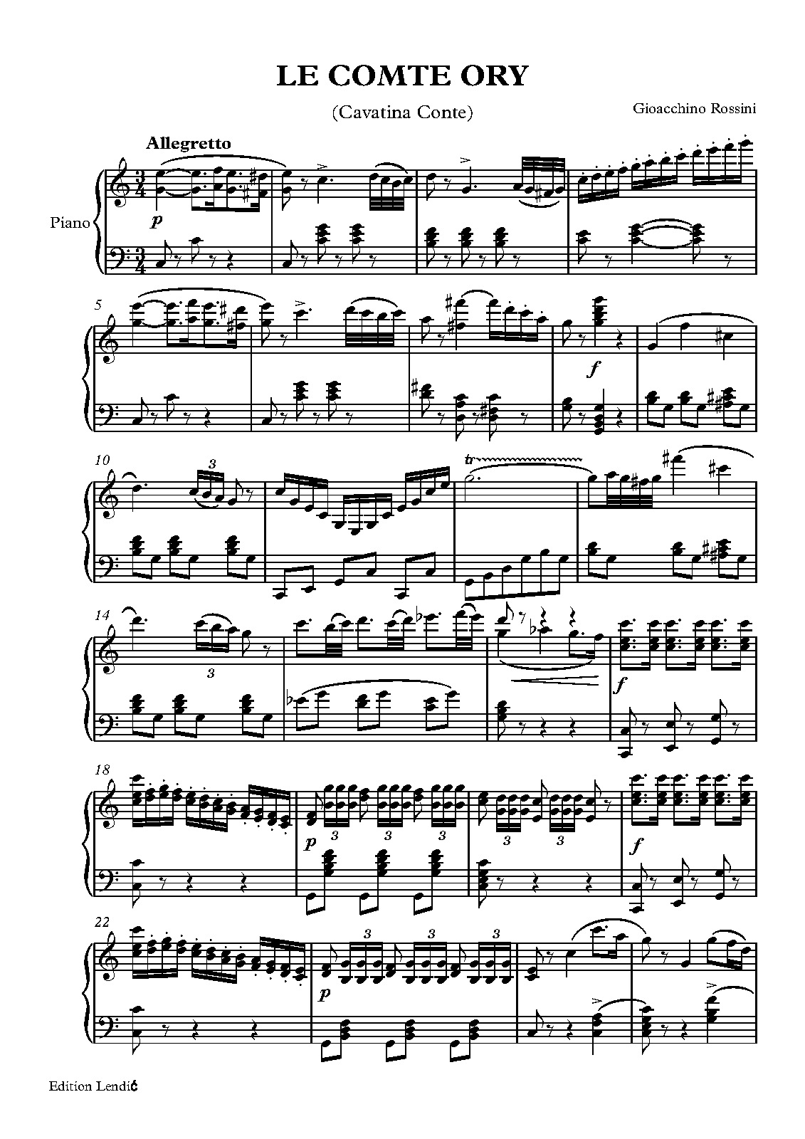 Le comte Ory (Rossini, Gioacchino) IMSLP