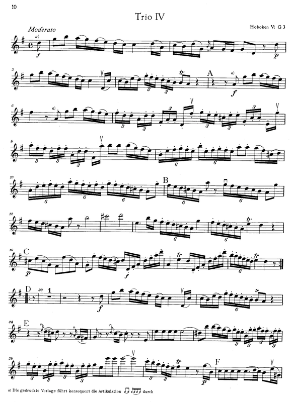 String Trio in G major, Hob.V:G3