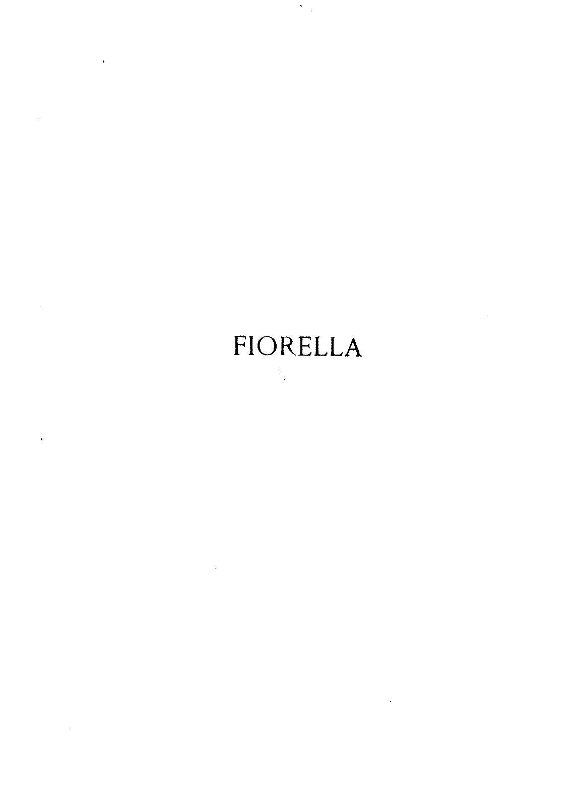 Fiorella (Webber, Amherst) - IMSLP
