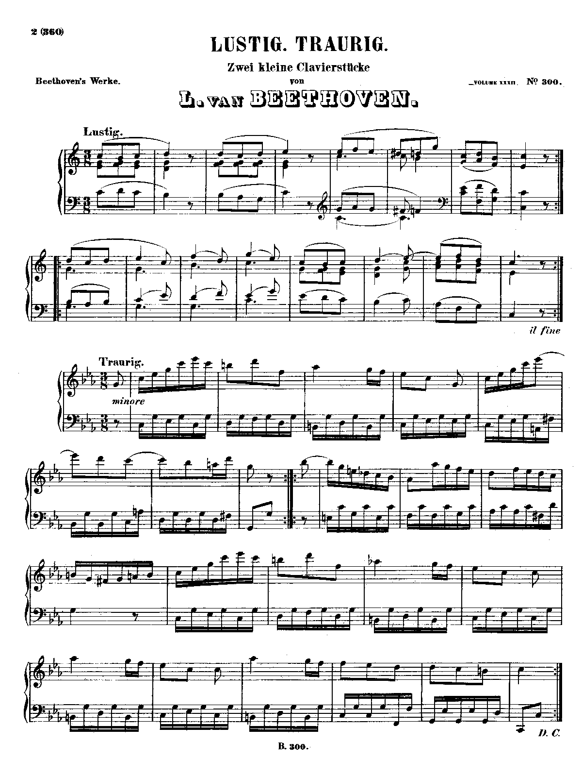 Bagatelle in C minor